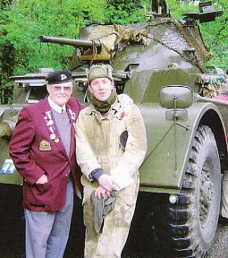 Art rode in a restored Staghound